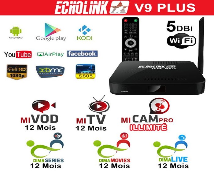 ECHOLINK V9 PLUS AVEC ANTENNE photo 2